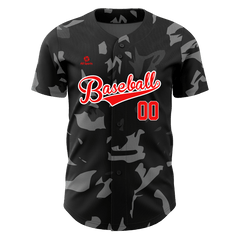 Maillot de baseball à boutons complets sublimation FYB2335