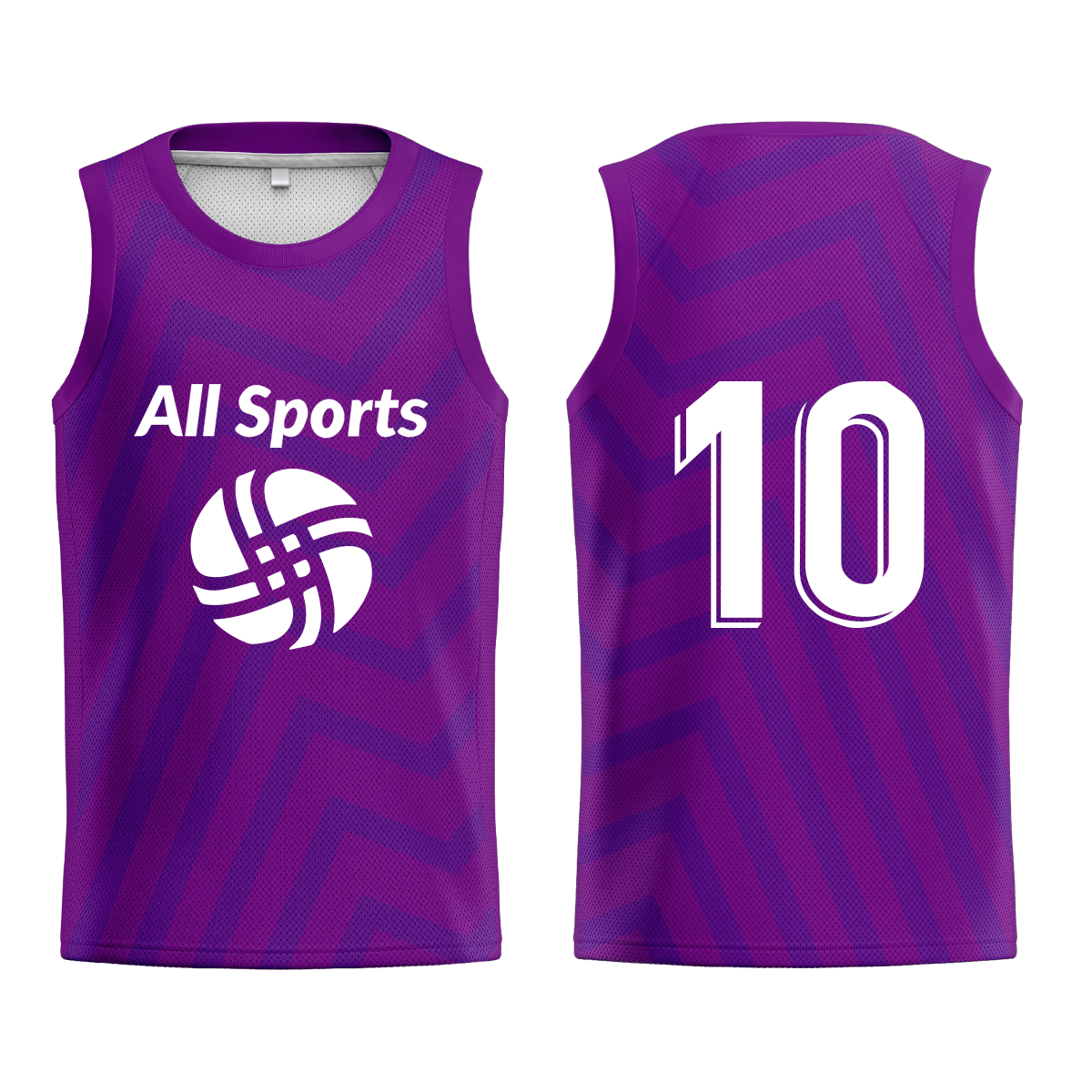 All Sports,昇華 サッカー リバーシブル ビブス,紫,オリジナル ユニフォーム